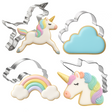 Unicorn Birthday Baby Shower Cookie Cutter 4 Pc Set HS0457