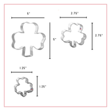 Shamrock Cookie Cutter 3 Pc Set HS0469