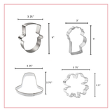 Leprechaun St Patricks Day Cookie Cutter 4 Pc Set HS0473