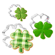 Four Leaf Clover Cookie Cutter 3 Pc Set HS0476