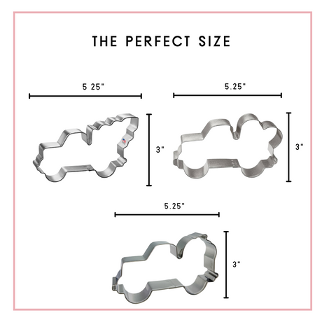 Holiday Truck Cookie Cutter Set 3 Pc HS0521
