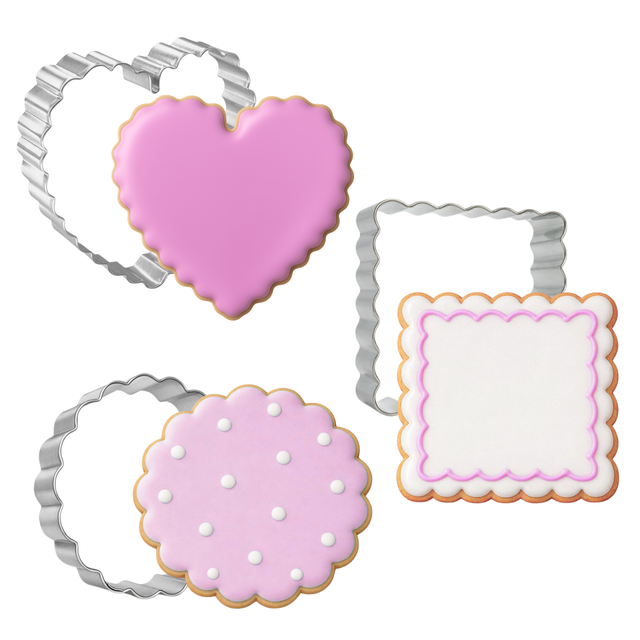 Fluted/Scalloped 3 Pc Set HS0619