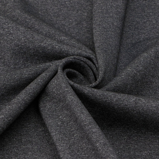 Heavy Polyester Spandex Charcoal Heather