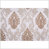 Cashmere/Beige Damask Shantung /Dupioni