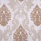 Cashmere/Beige Damask Shantung /Dupioni