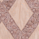 Caramel/Taupe Diamonds Shantung /Dupioni
