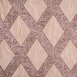 Caramel/Taupe Diamonds Shantung /Dupioni