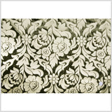 Moss/Royal Gold Floral Velvet