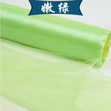 5m/lot Crystal Organza Tulle Roll Fabric For Draping Wedding Ceremony Party Home Decoration Wedding flowers arch 23 colours