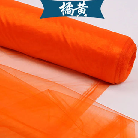 5m/lot Crystal Organza Tulle Roll Fabric For Draping Wedding Ceremony Party Home Decoration Wedding flowers arch 23 colours