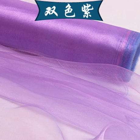 5m/lot Crystal Organza Tulle Roll Fabric For Draping Wedding Ceremony Party Home Decoration Wedding flowers arch 23 colours