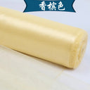 5m/lot Crystal Organza Tulle Roll Fabric For Draping Wedding Ceremony Party Home Decoration Wedding flowers arch 23 colours