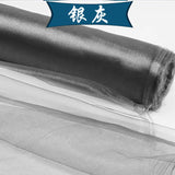 5m/lot Crystal Organza Tulle Roll Fabric For Draping Wedding Ceremony Party Home Decoration Wedding flowers arch 23 colours