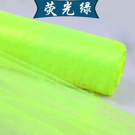 5m/lot Crystal Organza Tulle Roll Fabric For Draping Wedding Ceremony Party Home Decoration Wedding flowers arch 23 colours