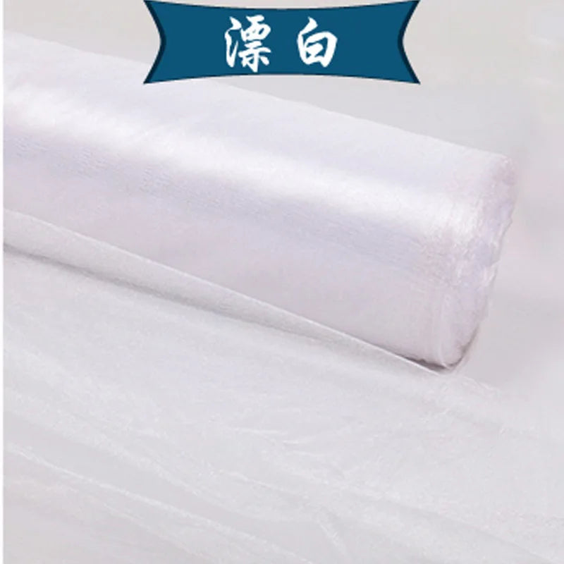 5m/lot Crystal Organza Tulle Roll Fabric For Draping Wedding Ceremony Party Home Decoration Wedding flowers arch 23 colours