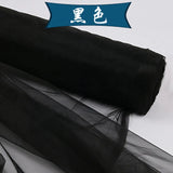 5m/lot Crystal Organza Tulle Roll Fabric For Draping Wedding Ceremony Party Home Decoration Wedding flowers arch 23 colours