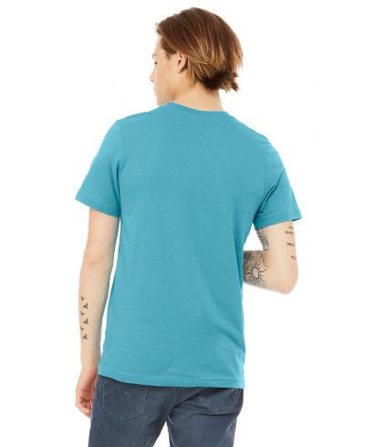Bella Canvas 3001CVC CVC Fabric - HTR Aqua Heather, Crew Neck, Short Sleeve (1 Piece)