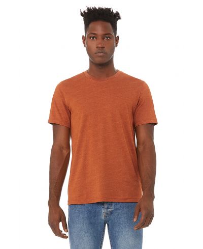 Bella Canvas 3001CVC Cotton Poly T-Shirt Fabric - HTR Autumn, Heathered, Unisex, Short Sleeve (1 Piece)