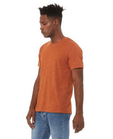 Bella Canvas 3001CVC Cotton Poly T-Shirt Fabric - HTR Autumn, Heathered, Unisex, Short Sleeve (1 Piece)