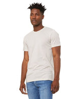 Bella Canvas 3001CVC CVC Cotton Poly Fabric - HTR Cement, Heathered, Unisex Crew Neck, 4.2 Oz (1 Piece)