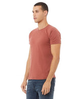 Bella Canvas 3001CVC CVC Fabric - Heathered Clay, Short Sleeve Crewneck (1 Piece)
