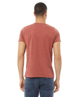 Bella Canvas 3001CVC CVC Fabric - Heathered Clay, Short Sleeve Crewneck (1 Piece)