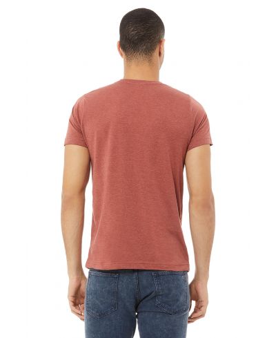 Bella Canvas 3001CVC CVC Fabric - Heathered Clay, Short Sleeve Crewneck (1 Piece)