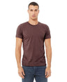 Bella Canvas 3001CVC Cotton Poly Fabric - HTR Maroon, Heathered, Crew Neck, Short Sleeve (1 Piece)
