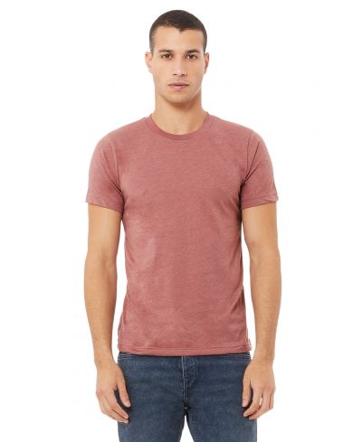 Bella Canvas 3001CVC CVC Cotton Poly Fabric - HTR Mauve, Heathered, Short Sleeve, Crew Neck (1 Unit)