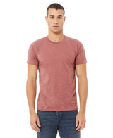 Bella Canvas 3001CVC CVC Cotton Poly Fabric - HTR Mauve, Heathered, Short Sleeve, Crew Neck (1 Unit)