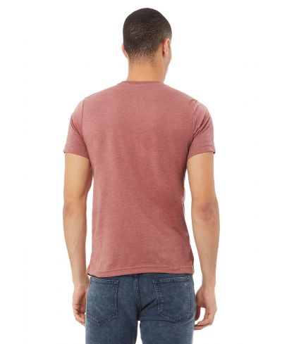 Bella Canvas 3001CVC CVC Cotton Poly Fabric - HTR Mauve, Heathered, Short Sleeve, Crew Neck (1 Unit)