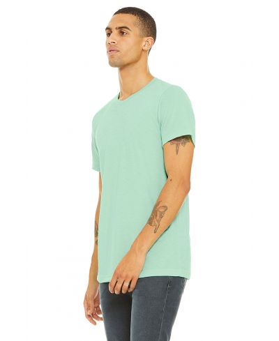 Bella Canvas 3001CVC CVC Fabric - HTR Mint Heathered Crew Neck, Short Sleeve (1 Piece)
