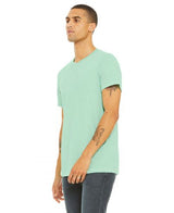 Bella Canvas 3001CVC CVC Fabric - HTR Mint Heathered Crew Neck, Short Sleeve (1 Piece)