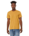 Bella Canvas 3001CVC Heather CVC T-Shirt Fabric - HTR Mustard, Unisex Crew Neck, 4.2 Oz (1 Piece)