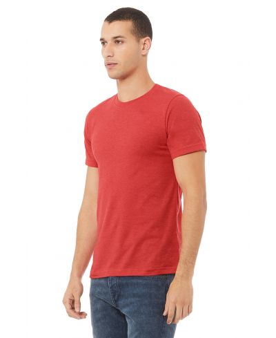 Bella Canvas 3001CVC CVC Fabric - HTR Red Heather, Crew Neck, Short Sleeve (1 Piece)