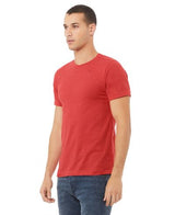 Bella Canvas 3001CVC CVC Fabric - HTR Red Heather, Crew Neck, Short Sleeve (1 Piece)