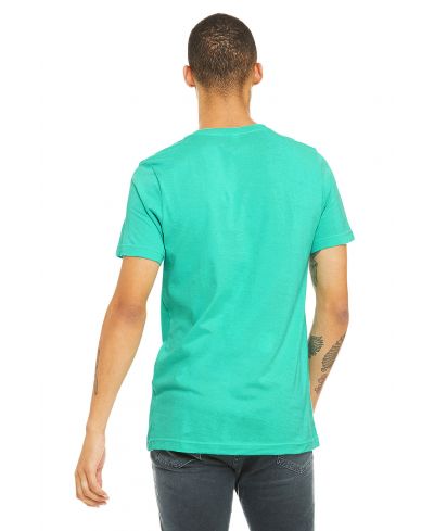 Bella Canvas 3001CVC Cotton Poly Fabric - HTR Sea Green, Heathered, Short Sleeve, Crewneck (1 Piece)