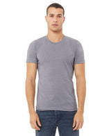 Bella Canvas 3001CVC Heather CVC Fabric - HTR Storm, Short Sleeve Crewneck, Unisex (1 Piece)
