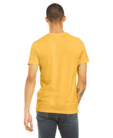 Bella Canvas 3001CVC Cotton Polyester Fabric - HTR Yellow Gold, Heathered, Short Sleeve, Crewneck (1 Shirt)