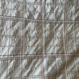 Hudson Silk Fabric - Multicolored Stripe Plaid, 54" Width (1 Yard)