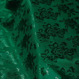 Floral Jacquard Satin Fabric - Floral Woven Brocade, 60" Width