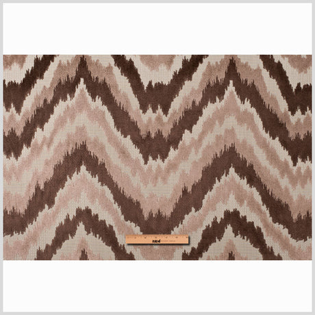 Multi-Beige Ikat Chenille