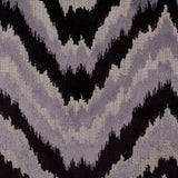 Black/Multi-Gray Ikat Chenille
