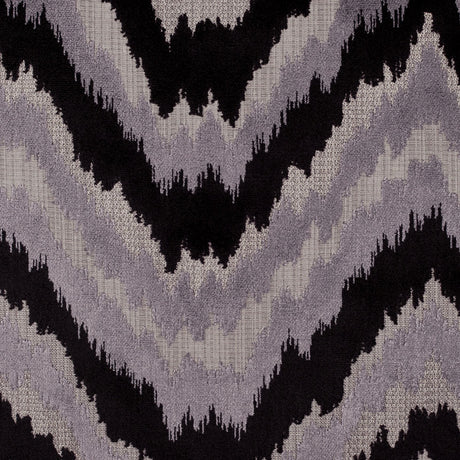 Black/Multi-Gray Ikat Chenille