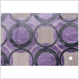 Gray/Lavender Geometric Chenille