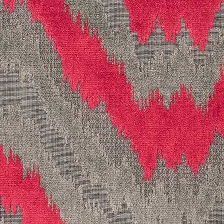Black Ikat Chenille