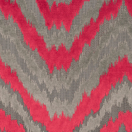Black Ikat Chenille