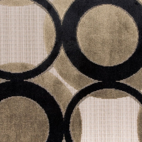 Black/Gray Geometric Chenille