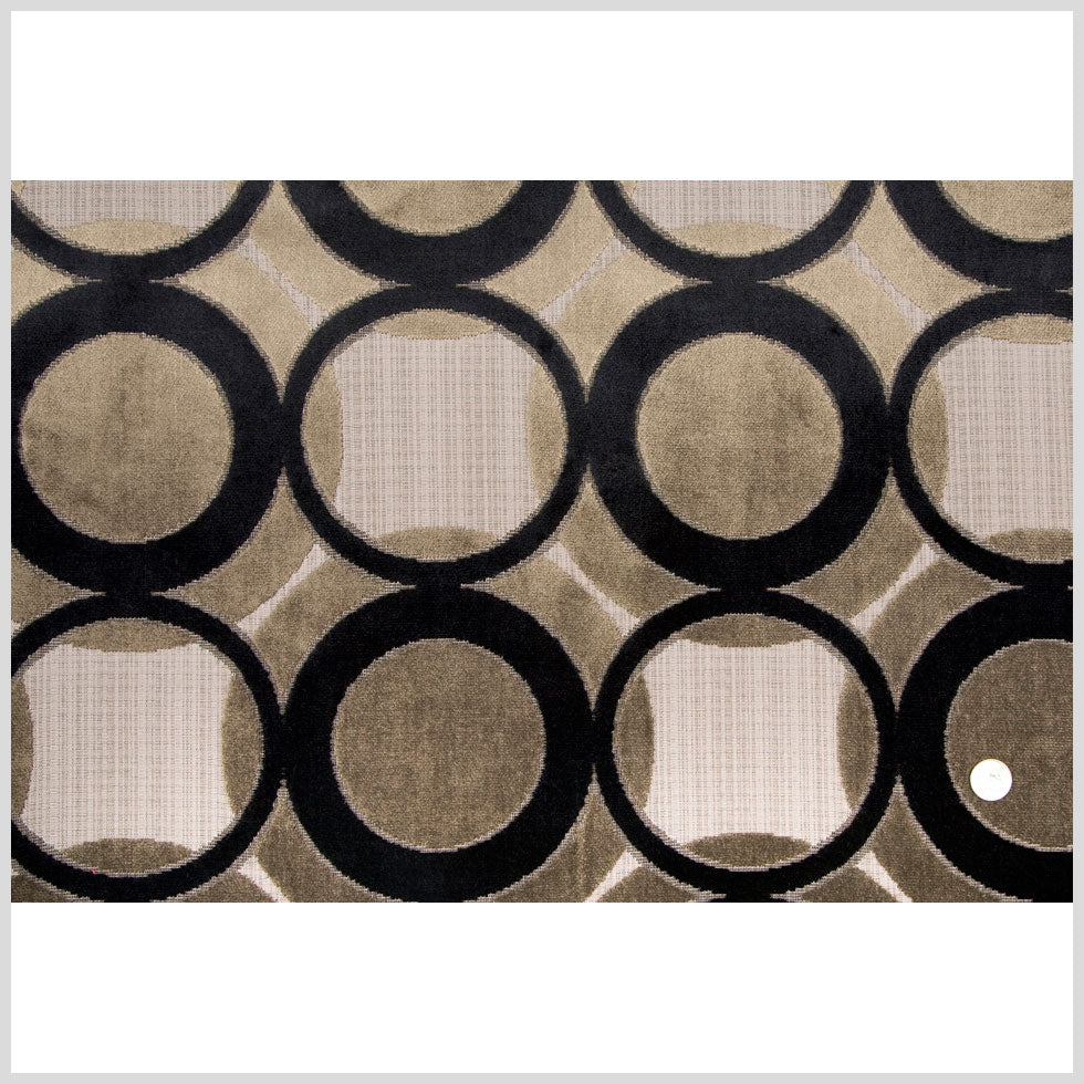 Black/Gray Geometric Chenille