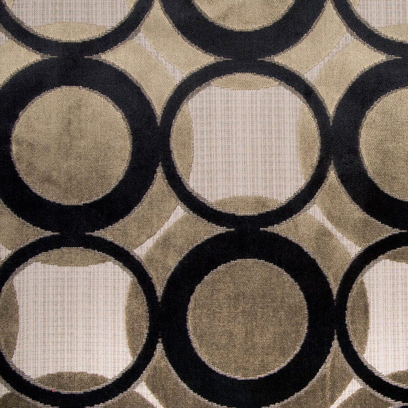 Black/Gray Geometric Chenille